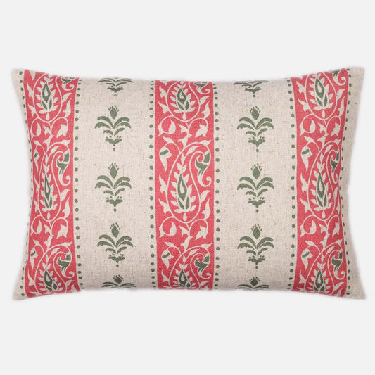 Cambridge Pink & Green Cushion