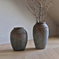 Distressed Ceramic Urn Floor Vase