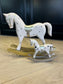 Rocking horse Small baby pink