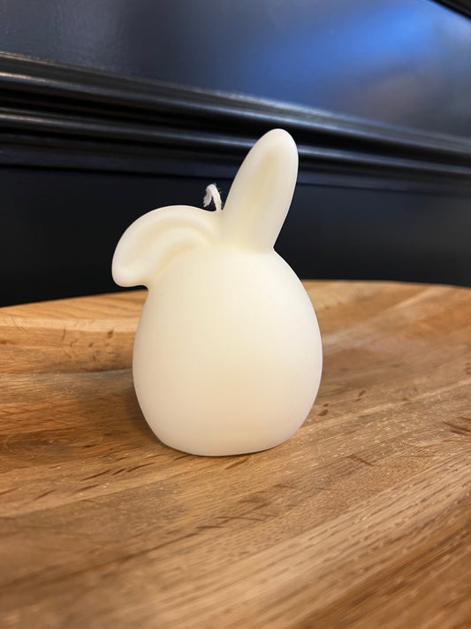 Round Naked Bunny Candle