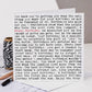 Happy birthday just words card