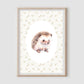 Autumn Hedgehog Print