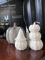 Pumpkin with hat candle