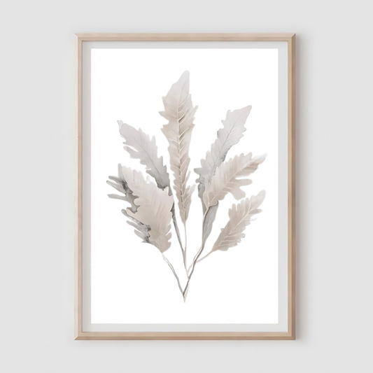 Oak Leaf Print A4