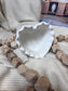 Ruffle Wave Heart Stoneware Dish