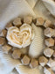 Rose Heart Candle
