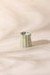 Cabana Sage Striped Ceramic Candle - Bora Bora