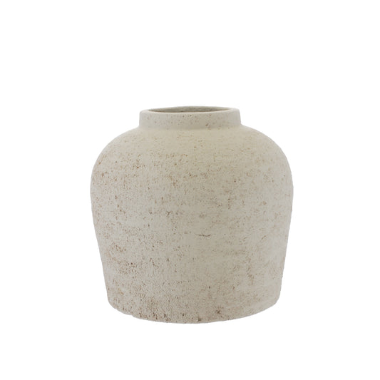 White Terracotta Vase