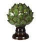 Green Ceramic Artichoke