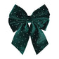 Emerald Sparkle Bow Clip