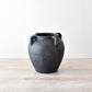 Black Terracotta Urn Vase