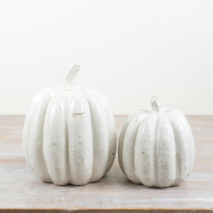 White Pumpkin Deco