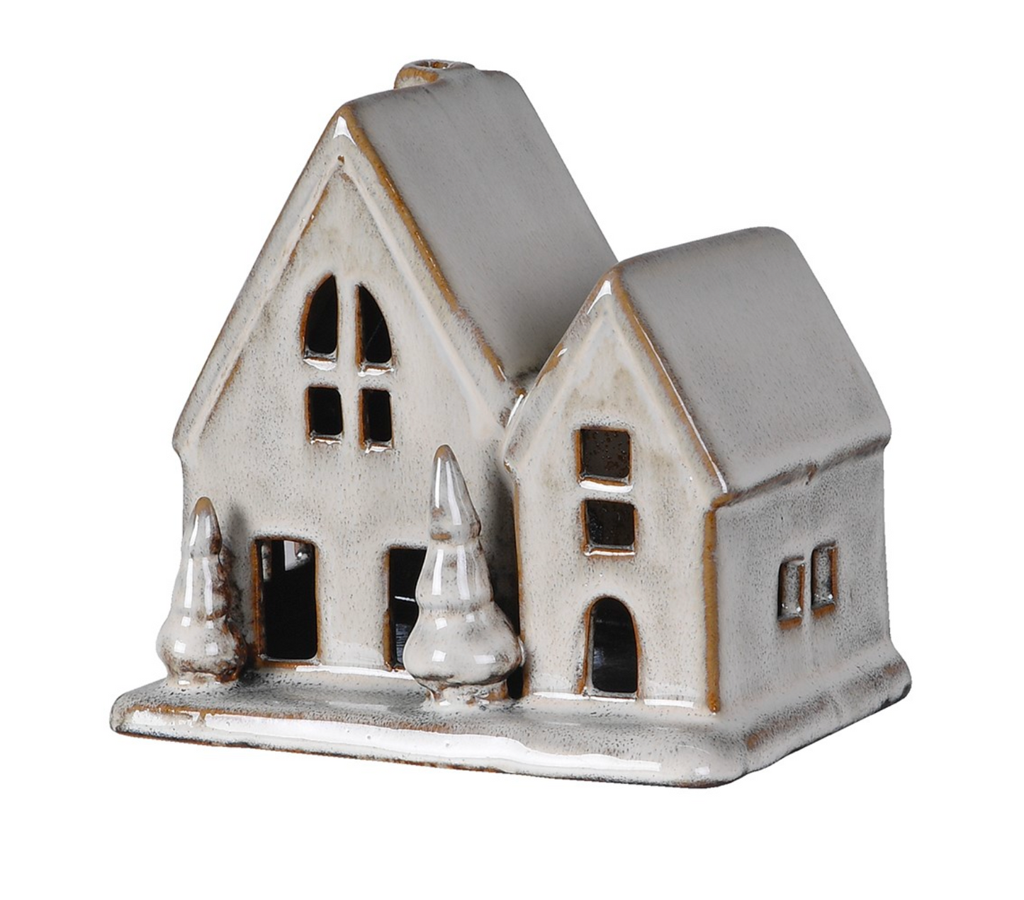 Ceramic LED Christmas House