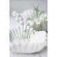 Ruffle White Lined Bowl