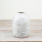 Flower Design White Vase