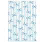 COQUETTE BLUE RIBBON GIFT WRAP SHEET