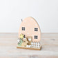 Egg House Wood Deco with Bunny