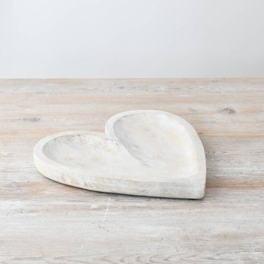 Wooden Heart Dish