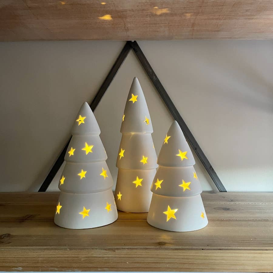 Star Ceramic Christmas Tree Medium