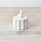 White Rabbit Scalloped Storage Jar
