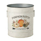 PUMPKIN PATCH CREAM METAL BUCKET