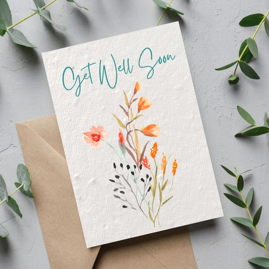 Get Well Soon Plantable Card