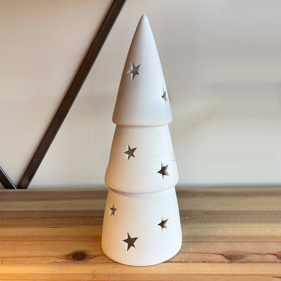 Star Ceramic Christmas Tree Large