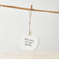 Ceramic Welcome to our Patch Pumpkin Hanger