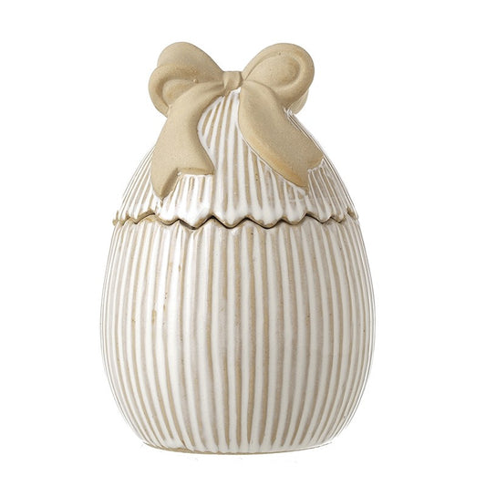 Porcelain Bow Egg Jar