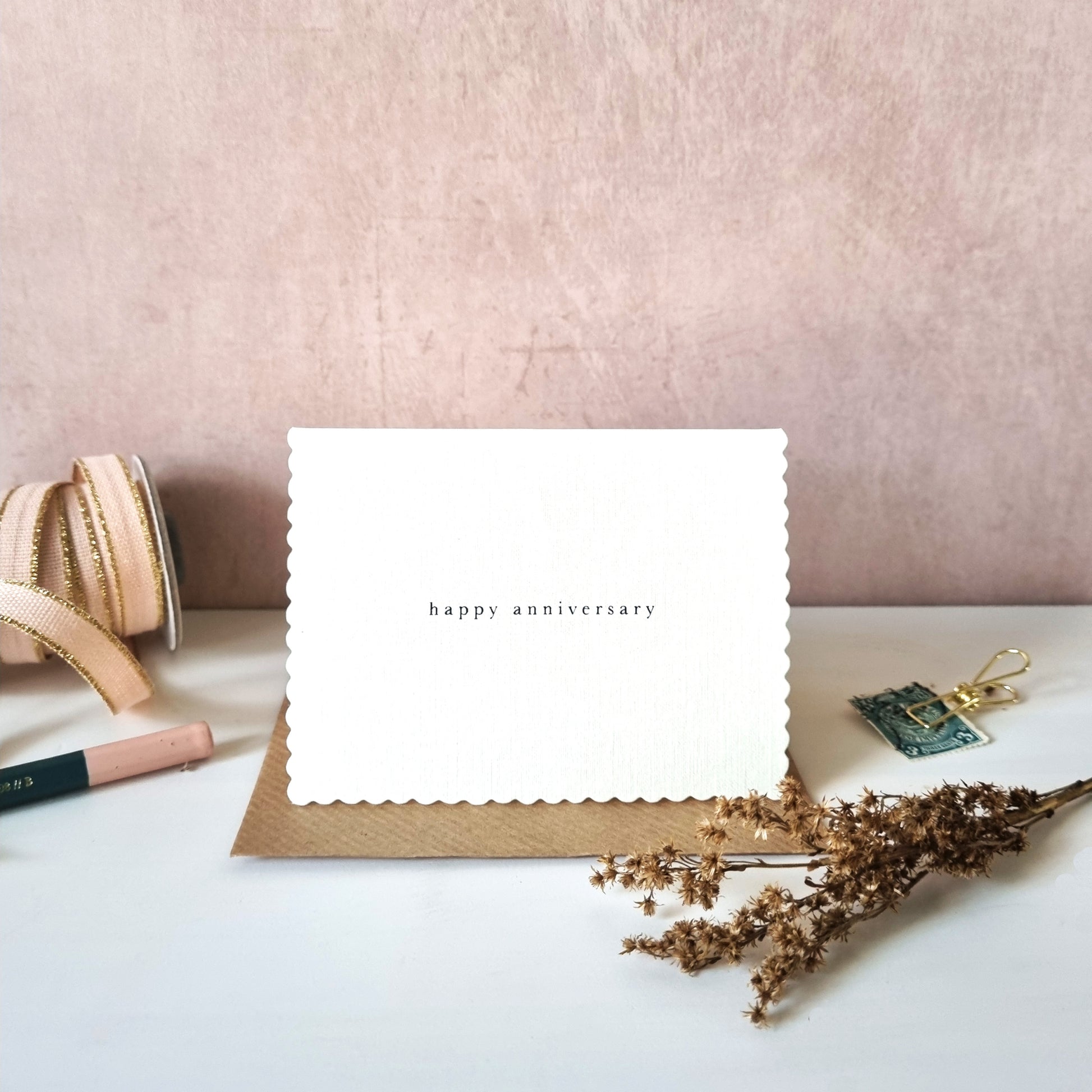 Mignon Anniversary Card