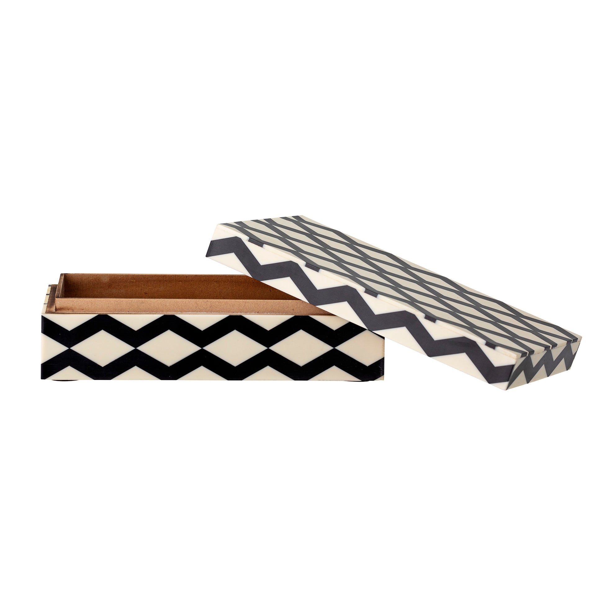 Cream & Black Zig Zag Box 