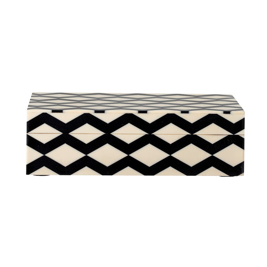 Cream & Black Zig Zag Box 