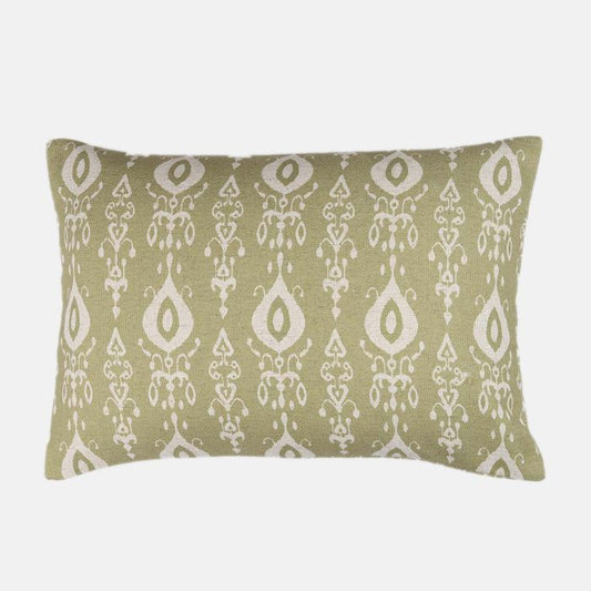 Lime Delicate Ikat Cushion