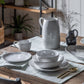 White Ridged Organic Mug
